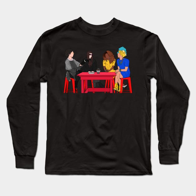 Jackie Cox, Gigi Goode, Jaida Essence Hall and Crystal Methyd Long Sleeve T-Shirt by doctorbihcraft